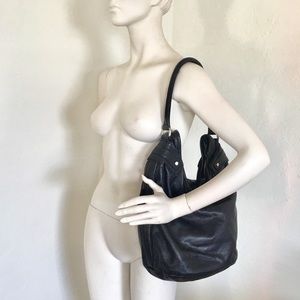Liebeskind Berlin Black Leather Hobo Bag
